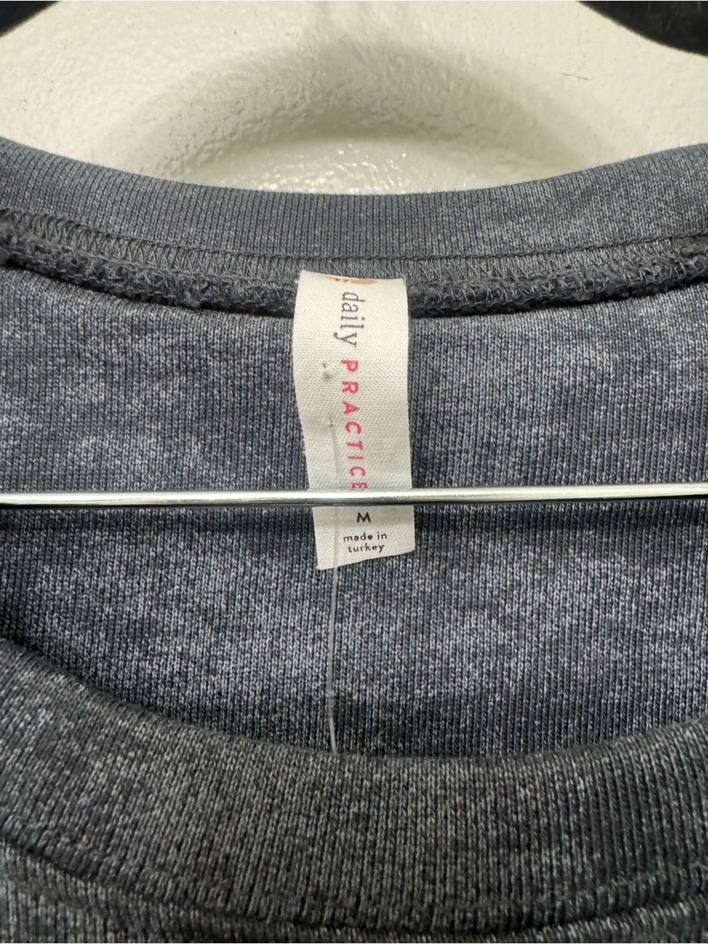 NWT Anthropologie Daily Practice Washed Short Sleeve Sweatshirt - Picture 4 of 4